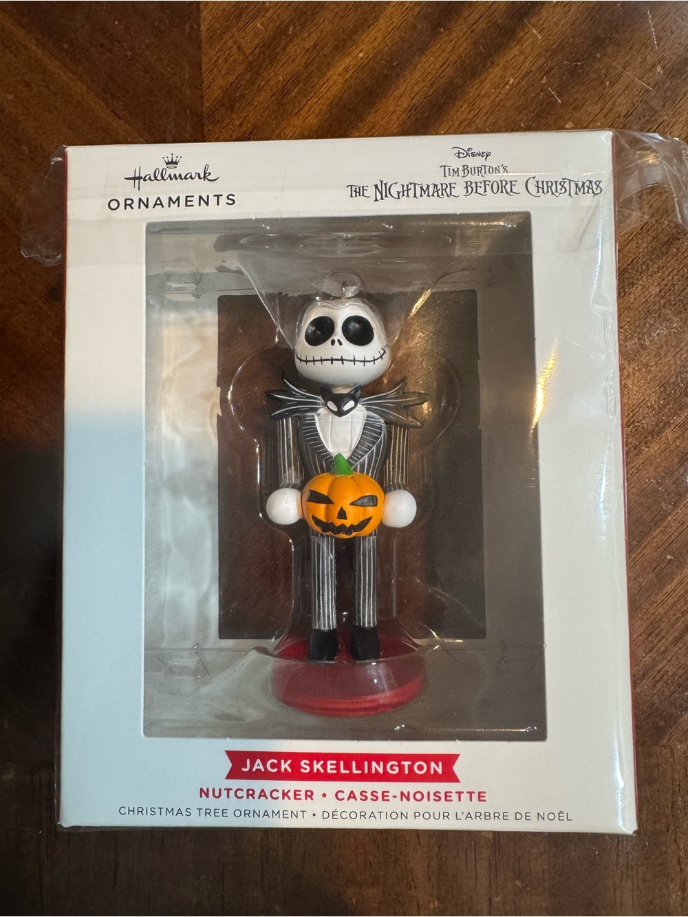 Hallmark Jack Skellington Ornament in Black, White & Orange